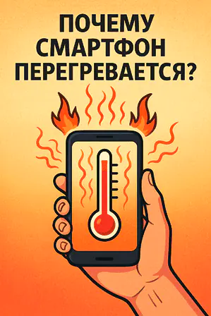 Почему смартфон перегревается?